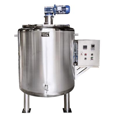 China Jacketed Heating Mixer Tank 350 Gallon Floor Cleaner Liquid Mixing Tank for sale