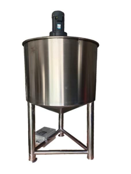 Quality Electric 1000 Liter Single Layer Mixing Tank Cylindrical For Tire Glue for sale