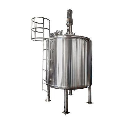China Double Jacketed Steam Heating Mixing Tank 800 Gallon Industrial Tank Mixer for sale