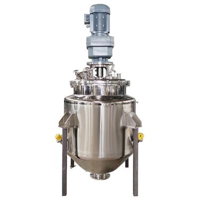 China Cosmetic Vacuum Emulsifier Small Stainless Steel Emulsification Tank for sale