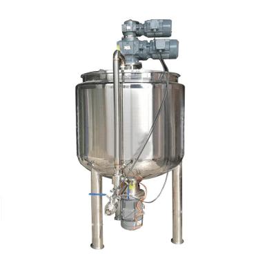 China Multifunction Milk Mixing Tank Emulsifier 500 Gallon Stainless Steel Mixing Tank for sale