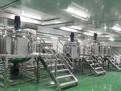 China Línea de producción de tonificantes de equilibrio de 350 galones con sistema de control manual en venta