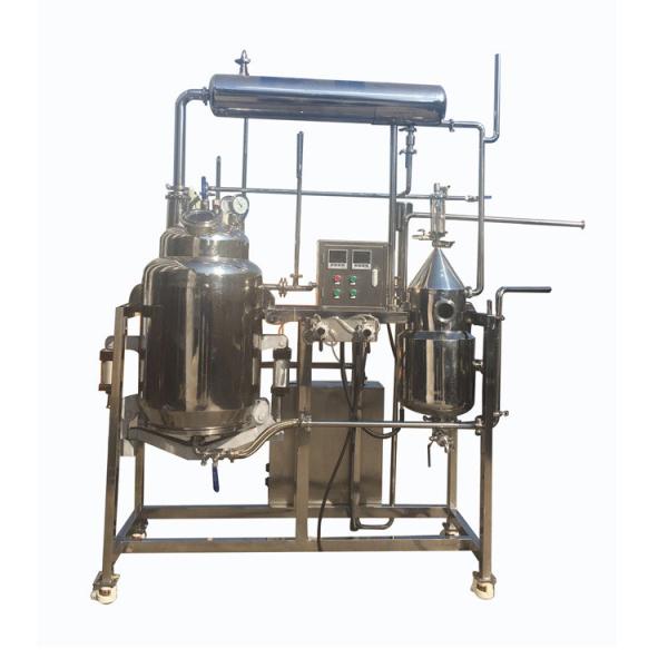 Quality 500kg Automatic Plant Extraction Machine 80 Gallon for Rose Hydrosol for sale