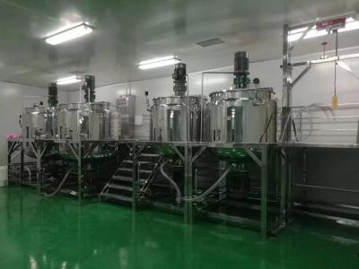 China 380V Liquid Soap Detergent Production Line Automatic Electric Heating Method for sale