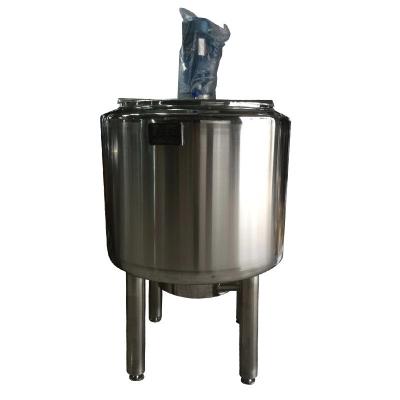 China Industrial Stainless Steel Cylindrical Shape Double Jacketed Mixer Tank With Siemens Motor for sale