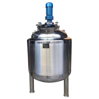 China Control de pesaje del mezclador de líquidos de 500 litros con pantalla digital Reactor de agitación en venta
