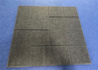 China Eco - Friendly Acoustic Felt Tiles , 600mm*600mm*12mm Sound Reducing Ceiling Tiles for sale