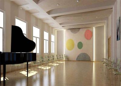 China Music Room Decoration 3d Acoustic Wall Panels Touchable Moistureproof for sale