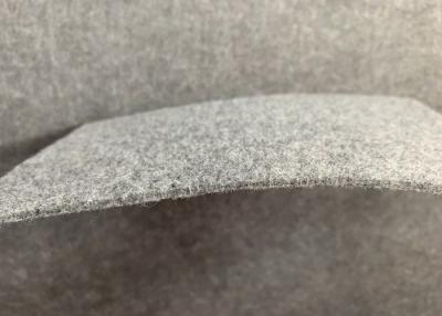 China Grueso gris no tejido peludo del color 3m m de la alfombra automotriz del fieltro de la tela del fieltro de la superficie en venta