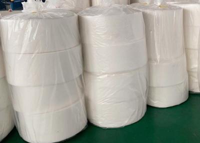 China algodón material no tejido caliente de la máscara de la fibra del ES de la tela del algodón del aire de 50gsm ES en venta
