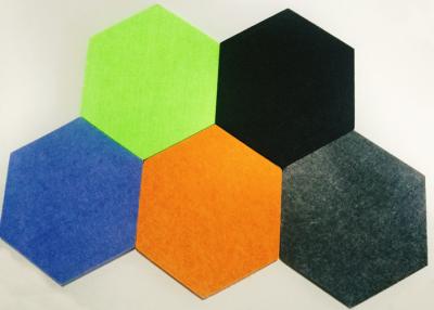 China Multicolored Theater PET Felt Acoustic Panels Baffles Nail Installation for sale
