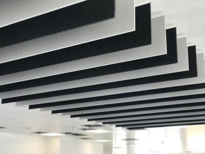 China Sound Absorb Acoustic Ceiling Baffles E0 Level 3d Plate for sale