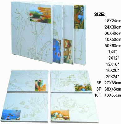 China Lona de pintura de primero ministro Art para imprimir el Paulownia del algodón del 100% o la madera natural del abeto en venta