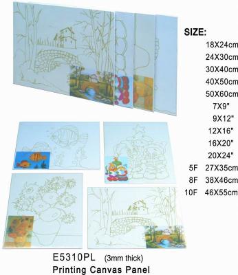 China 3mm Thick Print Stretched Canvas Art Painting Canvas Panel OEM Service Avaliable for sale