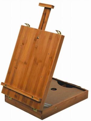 China Wrought Iron Artist Box Easel , Collapsible Childrens Art Easel With Storage for sale