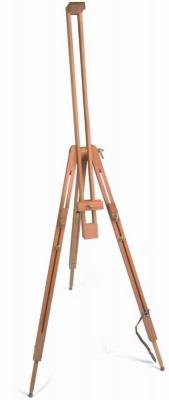 China Lightweight Wooden Tripod Easel Tripod Stand , Durable Painting Display Easel For Drawing for sale