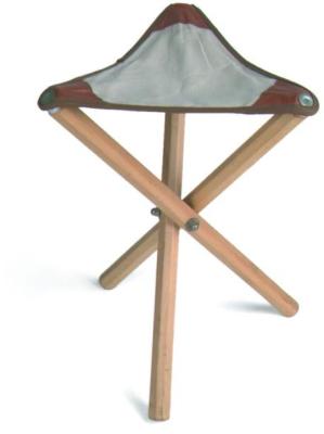 China Taburete durable de la lona del trípode del artista del caballete plegable de madera de la pintura para la pintura al aire libre en venta