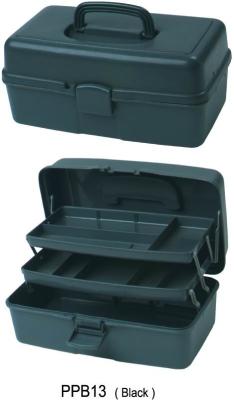 China Two Foldup Trays Large Art Storage Containers Plastic Box 32 X 20 X 16cm for sale