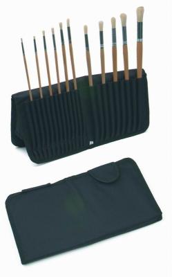 China Foldable Paint Brush Case Holder Organizers , Easel Brush Holder For Writing Materials for sale