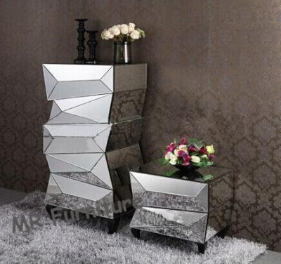 China Fashionable Mirror Furniture Set Decorative Full Flower Mirror Stand for sale
