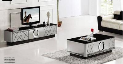 China One Drawer Mirrored TV Stand For Living Room 180 * 45 * 45cm Size for sale