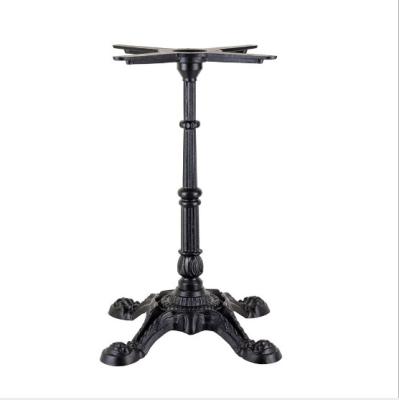 China Hot Selling Bistro table Cast iron table base with tiger claw for sale