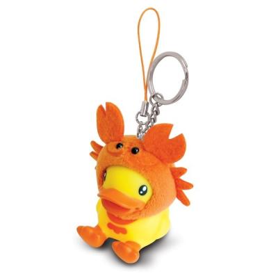 China B Duck 3D Promotional Plastic Keychain En71 ASTM F963 Certificate for sale