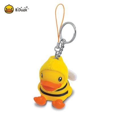 China PVC 3D Plastic Animal Keychains Silk screen printing 4.5×5×5.5cm Size for sale