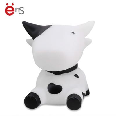 China Colorful LED Cow Night Light Soft Rubber PVC Material For Kids Gifts for sale