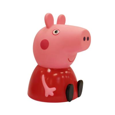 China PVC Animal Pig Coin Bank , 6.2 inch ×4 inch Plastic Piggy Bank for Saving Money for sale