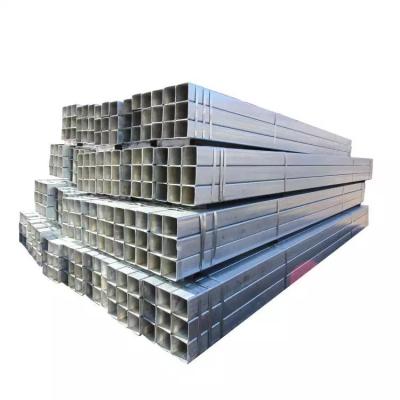 China Q235B galvanized steel pipe Extruded Rectangular Metal Pipe 15mm For Scaffoldings for sale