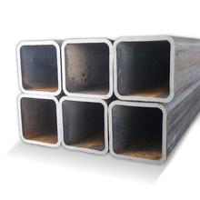 China Tubería de acero rectangular negra/galvanizada/pintada de tamaño personalizado en venta