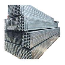 China Painted Galvanized Rectangular Steel Pipe Ends Threaded Package Crate en venta