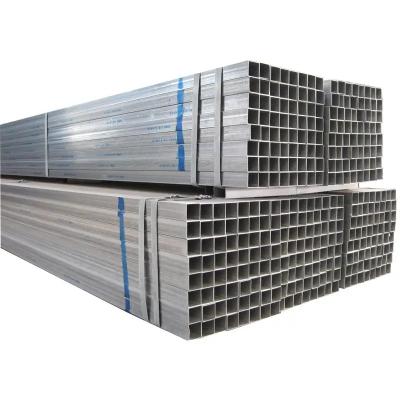 China Low Pressure  Galvanized Steel Square Pipe Fluid Tube With 6m Length à venda
