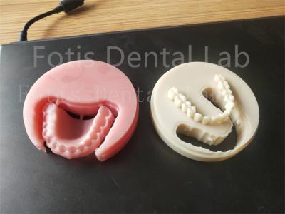 China Comfort Fit Proteza dental acrílica completa para técnicos profesionales fácil de limpiar en venta