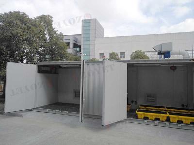 China Container de armazenamento de produtos químicos de 20 pés, unidades de armazenamento portáteis de curto prazo à venda