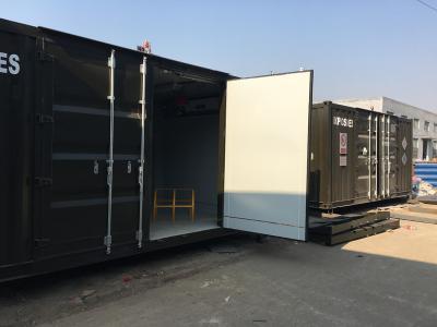 Cina Container per trasporto marittimo nero Container per trasporto marittimo con controllo climatico militare in vendita