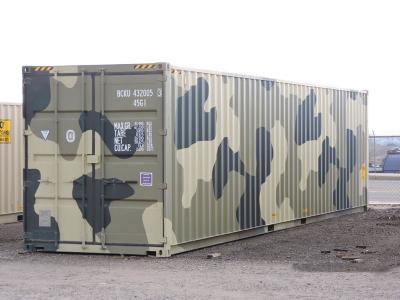 China Camuflagem Controle climático Conex Container de armazenamento militar com ar condicionado à venda