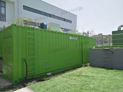 China Contenedor de almacenamiento militar verde de 20 pies caja cónica con aire acondicionado en venta