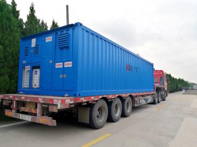 China SPHC Metalen Transportcontainers Blauwe 40ft opslagcontainer Te koop