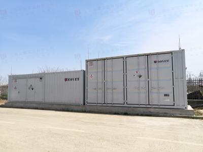 China Mobile Solar Battery Container 40Ft High Cube Container With Side Doors for sale
