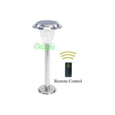 China Stainless Steel Solar Lawn Lighting with remote control outdoor solar garden lawn light for sale