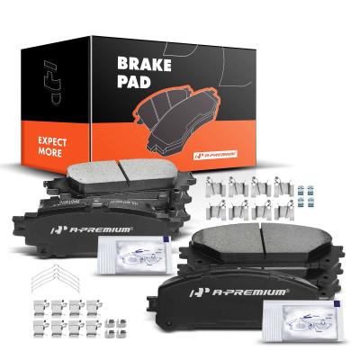 China 8pcs Front & Rear Ceramic Brake Pads  for Toyota Highlander Sienna Lexus RX350 RX450h for sale