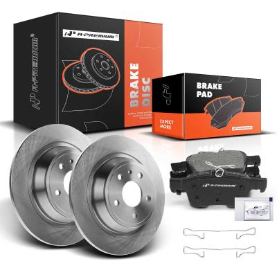 China Rear Disc Brake Rotors & Ceramic Brake Pads for Ford Fusion 13-20 Lincoln 13-16 for sale