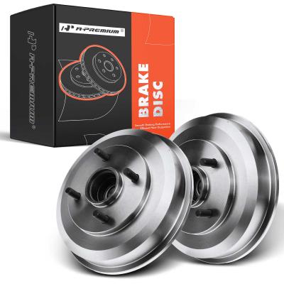 China 2x Rear Brake Drum for Ford Focus 2000-2008 with Rear Wheel Bearing for sale