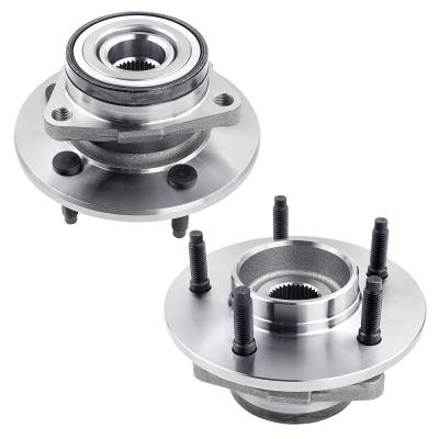 China 2x Front Wheel Bearing & Hub Assembly for Ford F-150 1997-2000 4WD w/2-Wheel ABS for sale