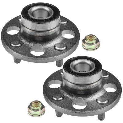 China 2x Rear Wheel Bearing & Hub Assembly for Honda Civic 1985-2000 Civic del Sol CRX Acura for sale