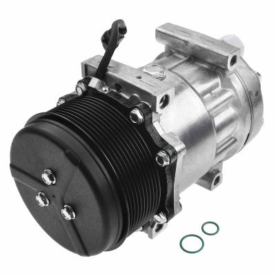 China AC Compressor with Clutch & Pulley for New Holland T7030 T7040 Case IH Tractor for sale