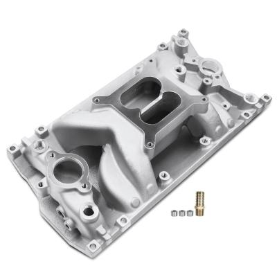China Small Block Dual Plane Intake Manifold for Chevy SBC Vortec V8 283 307 350 327 for sale