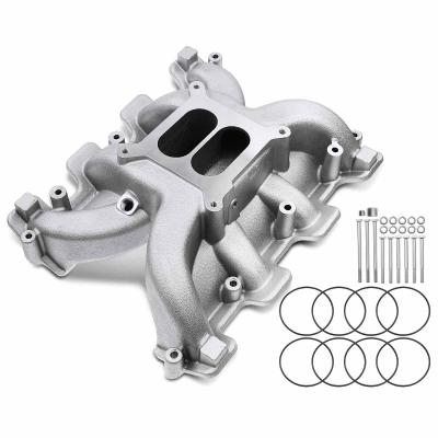 China LS Dual Plane Mid-Rise Intake Manifold with Cathedral Port for GM LS1 LS2 LS6 for sale